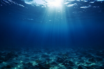 Underwater Sea | Deep Blue Sea | Created with Generative AI Tools