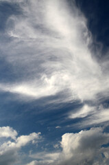 blue sky with clouds