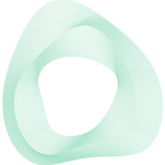 illustration of a circle. Wave element