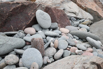 pebbles on the beach