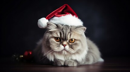 Furry Claus: Cat Santa Delivers Purrs and Presents on Christmas Eve