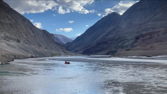 Indus river Leh - Ladakh India