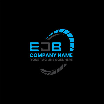 EJB letter logo creative design with vector graphic, EJB simple and modern logo. EJB luxurious alphabet design  