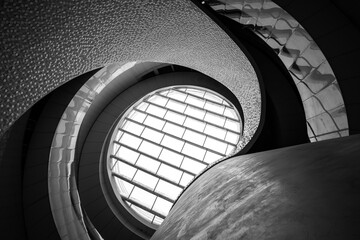 Eye of the Sea, Modern Architecture of "Porto de Leixoes", Porto, Portugal.