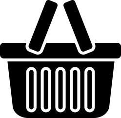 Basket Shopping icon, element for decoration.