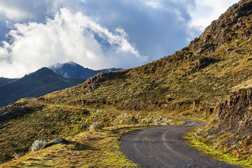 Road in mountains