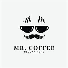 coffee logo line art design