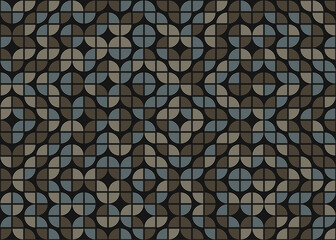 Abstract Geometric Pattern generative computational art illustration