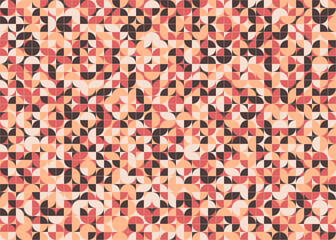 Abstract Geometric Pattern generative computational art illustration