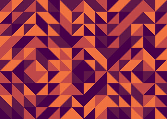 Fototapeta premium Abstract Geometric Pattern generative computational art illustration