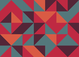 Fototapeta premium Abstract Geometric Pattern generative computational art illustration