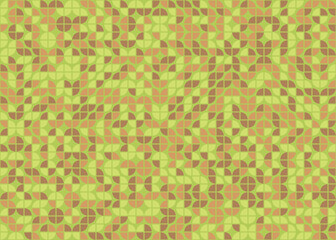 Abstract Geometric Pattern generative computational art illustration
