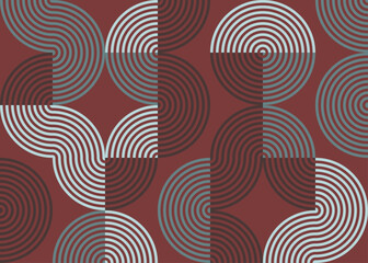 Abstract Geometric Pattern generative computational art illustration