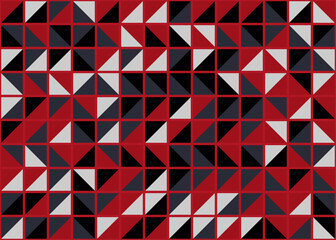 Abstract Geometric Pattern generative computational art illustration