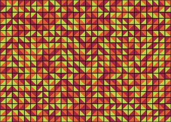 Fototapeta premium Abstract Geometric Pattern generative computational art illustration