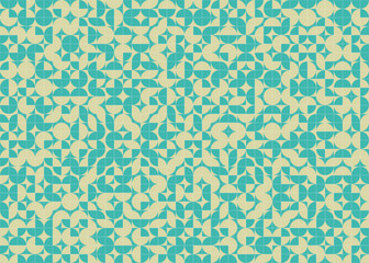 Abstract Geometric Pattern generative computational art illustration