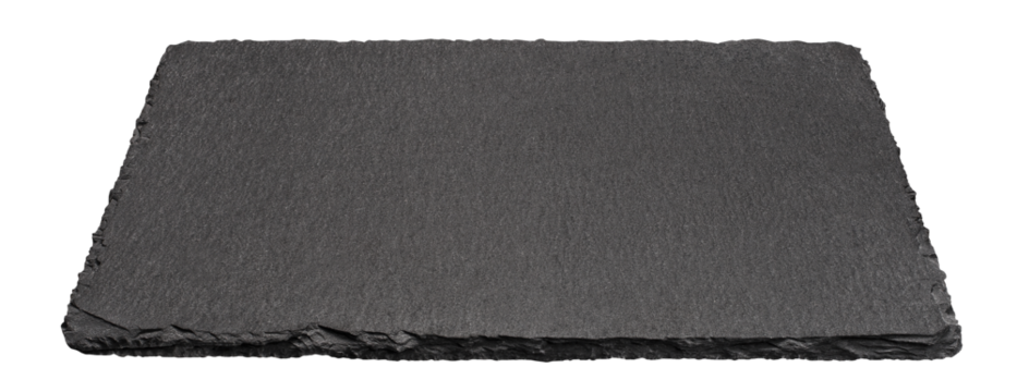 Black slate board cut out