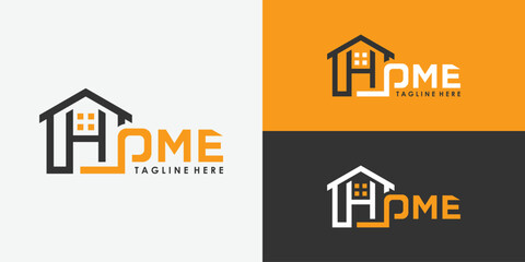 home stay logo design with simple concept