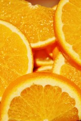orange slices background