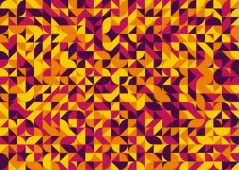 Abstract Geometric Pattern generative computational art illustration
