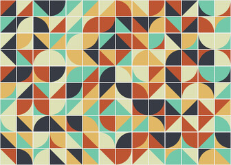 Abstract Geometric Pattern generative computational art illustration