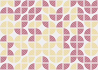 Fototapeta premium Abstract Geometric Pattern generative computational art illustration