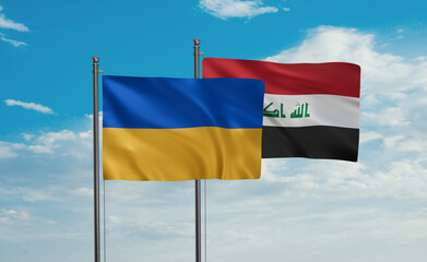 Iraq and Ukraine flag