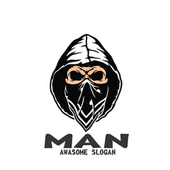 Design character mascot logo icon man