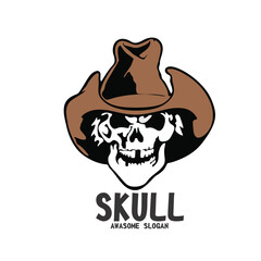 Design character mascot logo icon skull