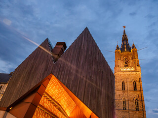 Gent in Belgien bei NAcht