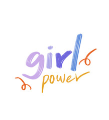girl power text