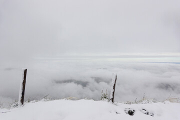 The view from the top of Schaefler mountain, Switzerland