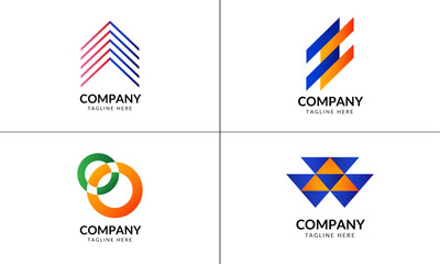 Business logo design with bundle
