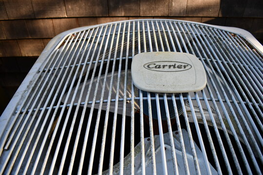 Carrier air conditioner condenser unit.