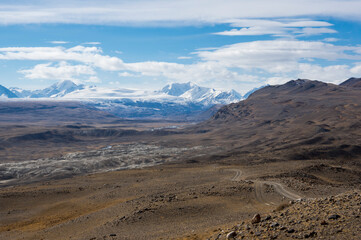 View of Altay mountains in the autumn