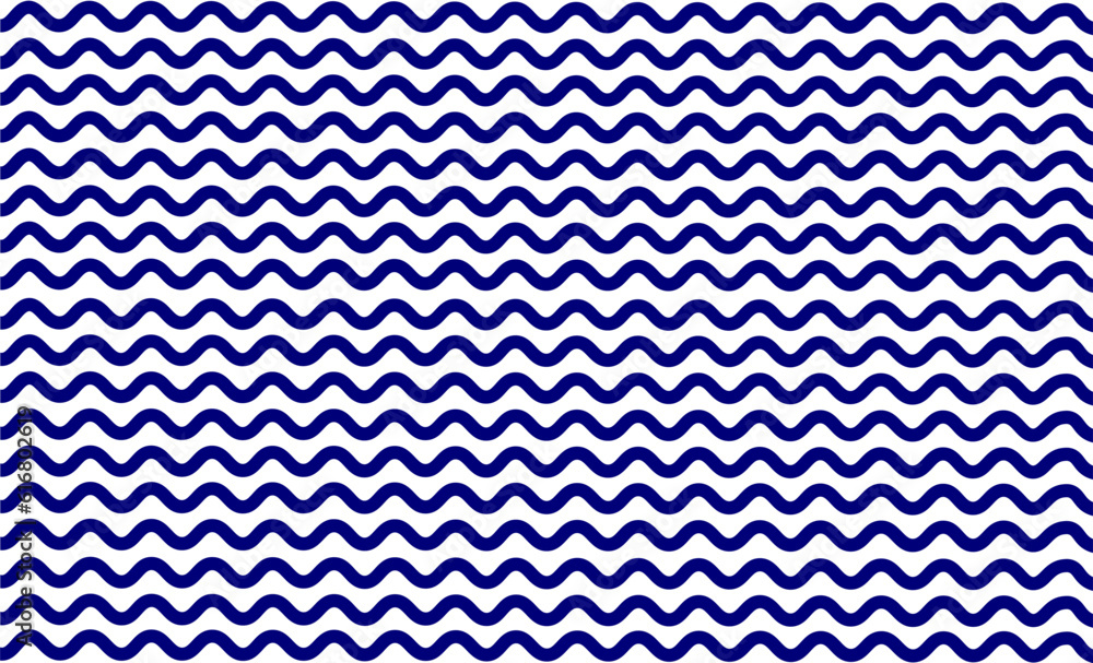 Poster abstract background with blue sea waves. wave line. seamless pattern.simple flat design elements. ar