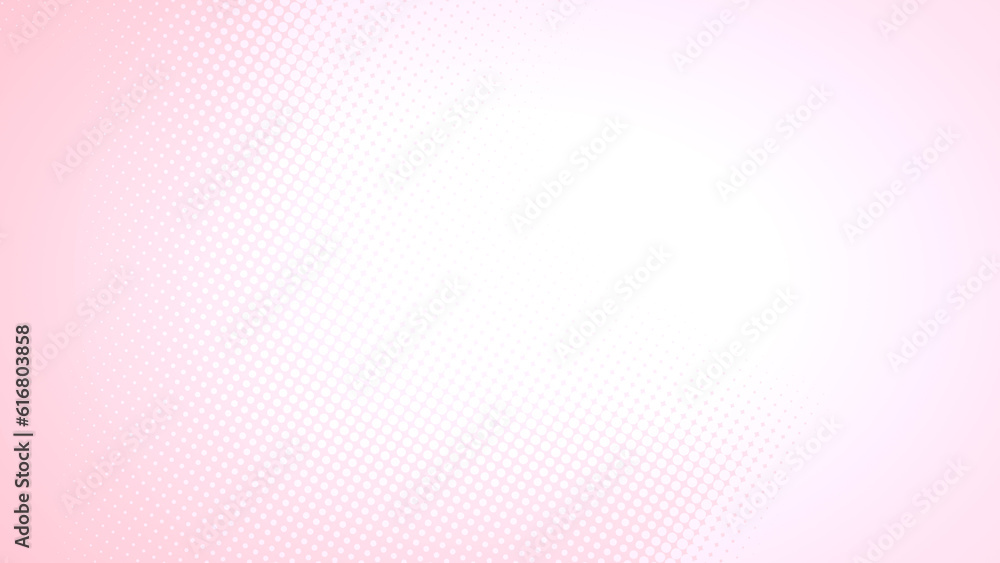 Poster dot pink pattern gradient texture background. abstract illustration pop art halftone and retro style