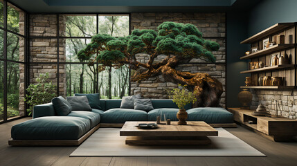 Designing Living Accent Walls: A Fusion of Art and Nature for Modern Spaces. Powered By a Syrnergy of AI Models
