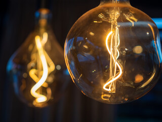 Lightbulbs with visible filament