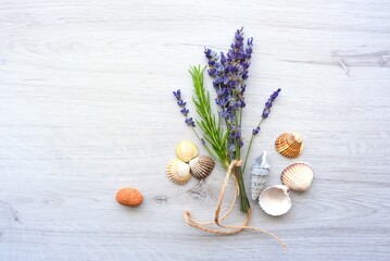 lavender flowers and lavender