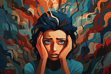 Illustration of Anxiety
Generative AI