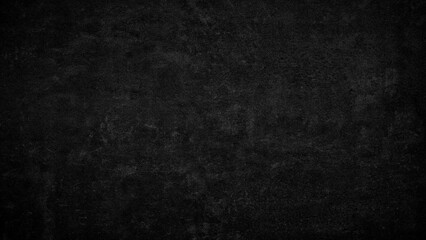 Obraz na płótnie Canvas Abstract Black wall texture for pattern background. wide panorama picture. Black wall texture rough background dark concrete old grunge background black, texture background template page web banner