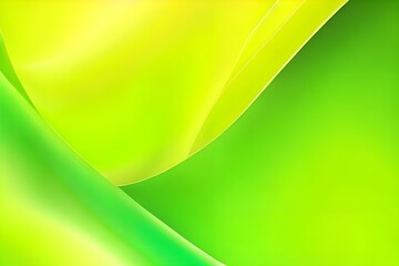 Obraz premium Sunny Lemon Yellow to Energetic Lime Green: Dynamic Color Flow Gradient