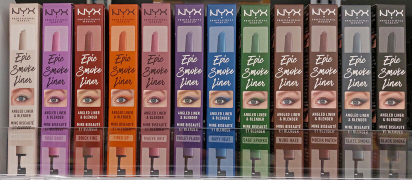 NYX eyeliner in a supermarket