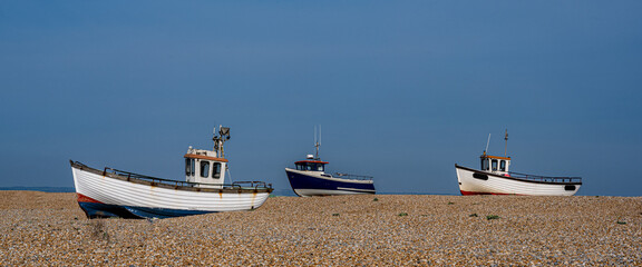fishing boats on the beach