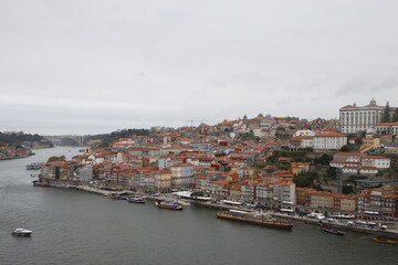 Fototapeta na wymiar View of the town of Porto, Portugal