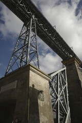 Iron bridge in Porto, Portugal