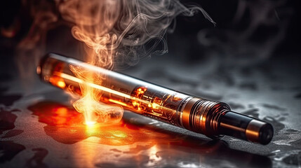 Vape with epic smoke, electric cigarette with smoke