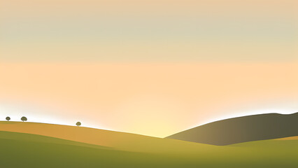 Fototapeta premium Colorful minimalist wallpaper, wallpaper illustration.