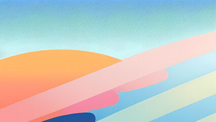  Colorful minimalist wallpaper, wallpaper illustration.